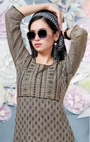 Kinti Nayra Handloom Cotton Printed Kurtis Catalog