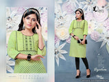 Kinti Nayra Handloom Cotton Printed Kurtis Catalog