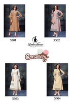 Ladies Flavour Creamery South Cotton Kurti Catalog