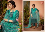Alok Sara Pure Cambric Digital Style bandhani designer Print Suits