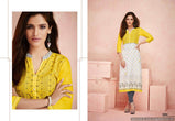 LT Nitya Aura Vol-3 Rayon Printe Kurtis Catalog