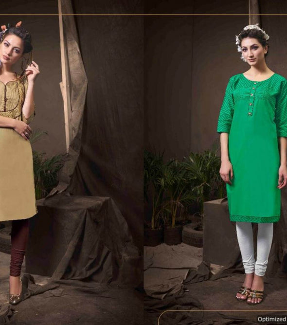 Kiss Miss Vol-9 Cotton Casual Kurtis Catalog