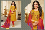R nx Banarasi Style Two tone heavy silk Dress Material Catalog