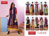 Wanna Lakme Beautiful Stylish Double Layer Kurti Catalog