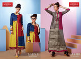 Wanna Lakme Beautiful Stylish Double Layer Kurti Catalog