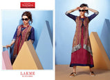 Wanna Lakme Beautiful Stylish Double Layer Kurti Catalog