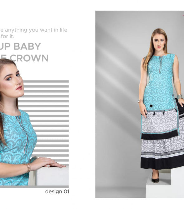 Tips And Tops Livi Kurti With Palazzo Catalog Collection