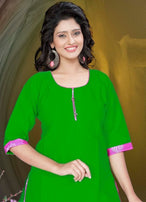 M Kena Vol-4 Kurti With Patiyala Bottom Catalog Collection