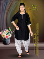 M Kena Vol-4 Kurti With Patiyala Bottom Catalog Collection