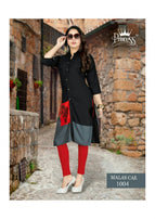 Princess Malas Rayon Straight Kurtis Catalog