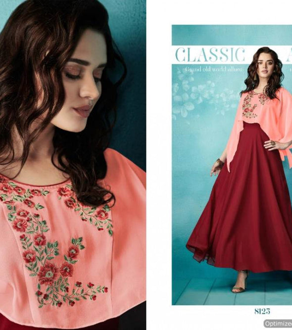 Arihant Designer Sasya Vol-15 Designer Gown Type Kurti Catalog