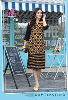 Bani Super Star Rayon Printed Kurti Medium Size Catalog