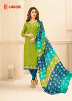 Gangour Divyanshi Vol-1 Ladka Jacquard Straight Pattern Suits Catalog