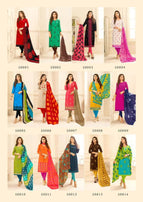 Gangour Divyanshi Vol-1 Ladka Jacquard Straight Pattern Suits Catalog