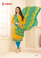 Gangour Divyanshi Vol-1 Ladka Jacquard Straight Pattern Suits Catalog