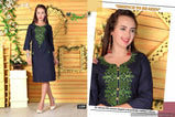 Gopal Fiona Denim With Work Kurtis Catalog Collection