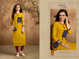Manas Creation Swara Vol-1 Rayon Kurtis Catalog Collection