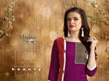 Manas Creation Swara Vol-1 Rayon Kurtis Catalog Collection