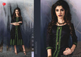 Itrana Black Beauty Cotton Satin Printed Kurtis Catalog Wholesaler
