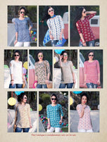Remix Western Cotton Lycra Short Tops Catalog Collection