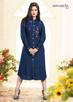 Mirabella 14kg Rayon Fancy Kurti Catalog Collection