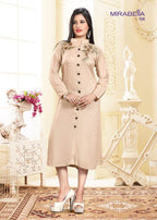 Mirabella 14kg Rayon Fancy Kurti Catalog Collection