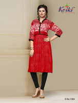 Koiki Umbrella Rayon and Jute XXL Size Kurti Catalog Collection
