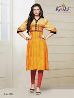 Koiki Umbrella Rayon and Jute XXL Size Kurti Catalog Collection