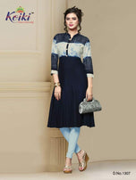 Koiki Umbrella Rayon and Jute XXL Size Kurti Catalog Collection