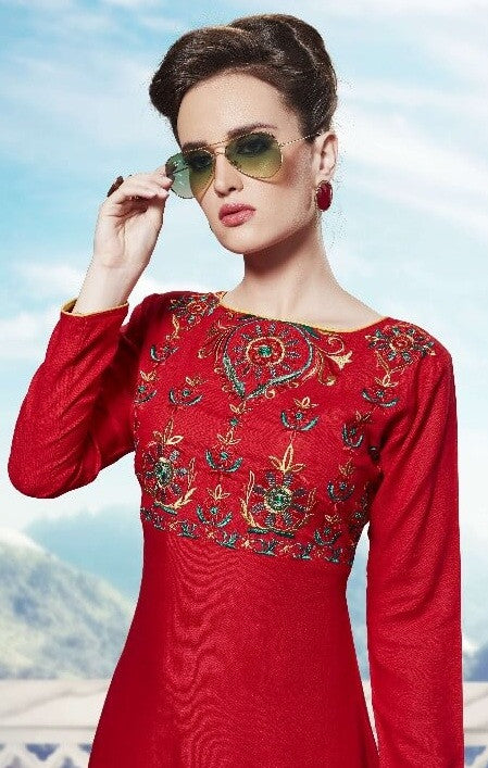 Florence Embroidered Kurti Catalog Collection