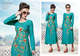Florence Embroidered Kurti Catalog Collection