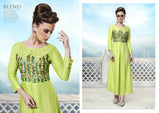 Florence Embroidered Kurti Catalog Collection