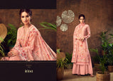 Glossy Irina Sara Palazzo Style Cotton Digital Print Suits Catalog
