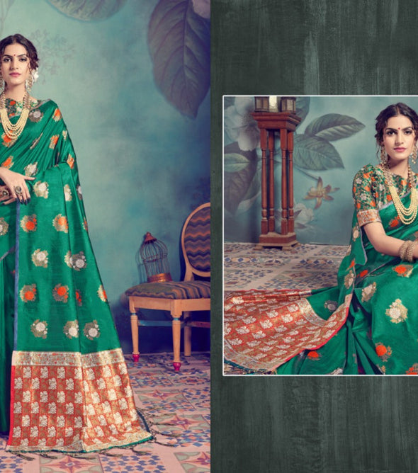 YNF Pasudh Silk Tussar Art Silk Saree Catalog Collection