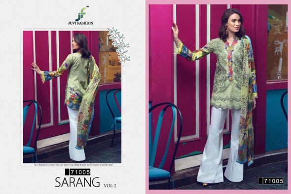 Juvi Fashion Sarang Vol-2 Pakistani Style Suits Catalog