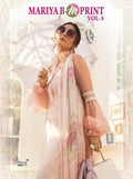 Shree Fabs Mariya B M Print Vol-5 Pakistani Style Salwar Suits Catalog
