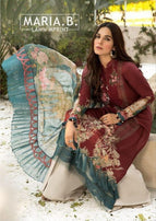 Saniya Trendz Maria B Lawn Print Pakistani Style Salwar Suits Catalog