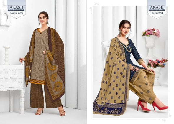 Akash Creation Shagun Vol-22 Printed Cotton Catalog