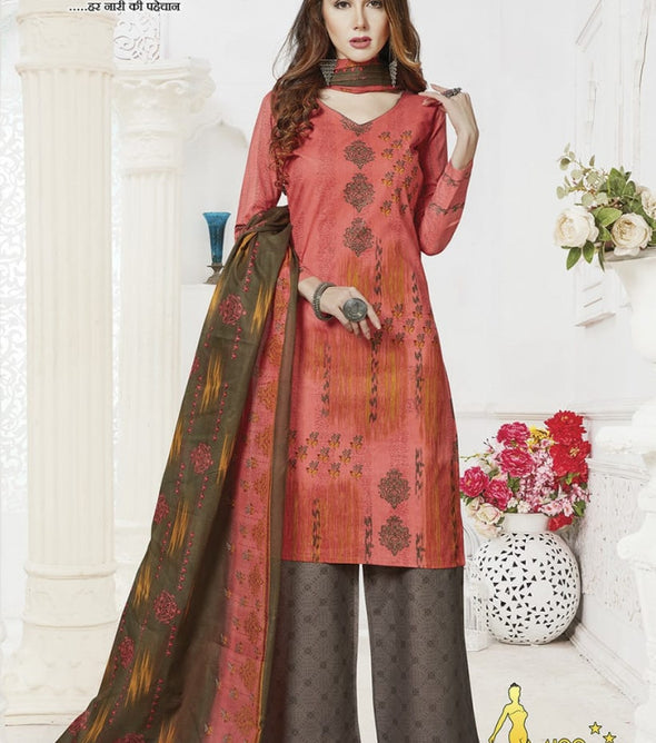 Devi Miss World Printed Cotton Suits Catalog Collection