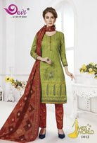 Devi Miss World Printed Cotton Suits Catalog Collection
