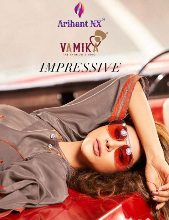 Arihant Nx Impressive Pure Maslin Silk Kurtis Catalog