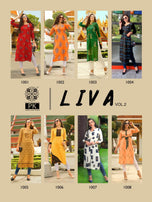 Aradhana PK Liva Vol-2 Heavy Rayon Printed Casual Kurti Catalog
