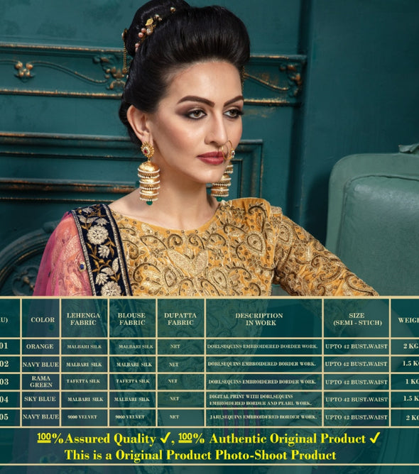 Ghoomar Vol-1 Bridal Lehenga Choli Catalog Collection