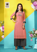 Kiana Hayat Kurti with Palazzo Catalog Collection
