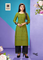 Kiana Hayat Kurti with Palazzo Catalog Collection