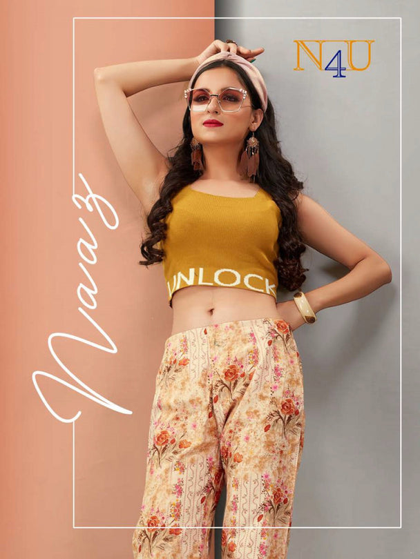 Tunic House N4U naaz Cotton Flex Print Pant Catalog