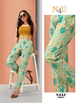 Tunic House N4U naaz Cotton Flex Print Pant Catalog