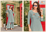 Tunic House Neha Plazo Kurti With Palazzo Catalog
