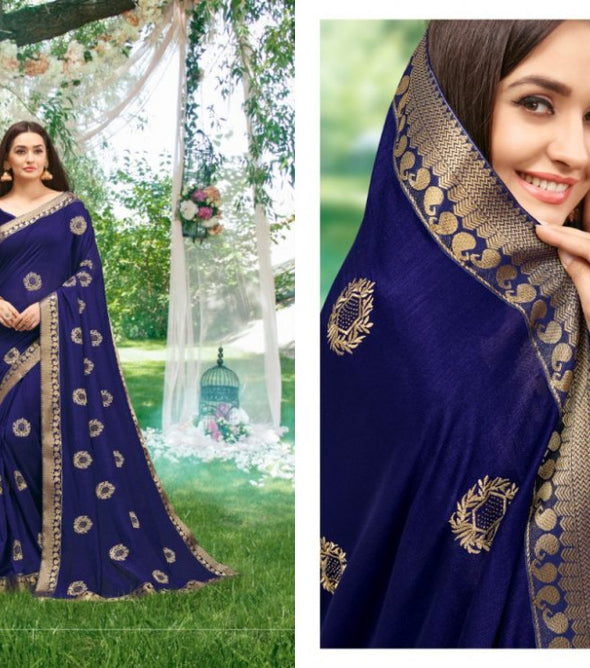 Kalista Fashion Khushboo Vichitra Silk Saree Catalog