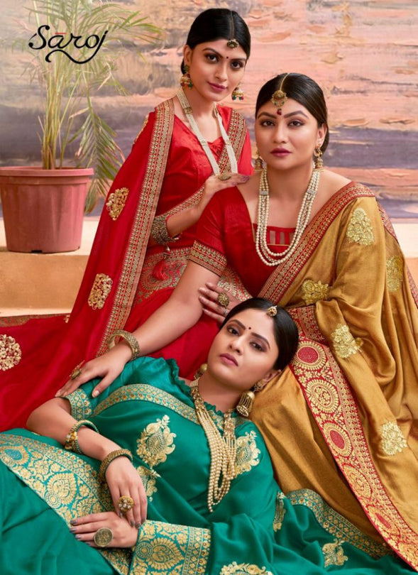 Saroj Sayrana Vichitra Silk Saree Catalog Collection